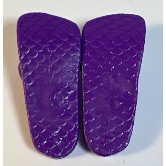 Monster High Purple Sandals For Gillington Gil Webber Flip Flops Shoes - Picture 4 of 4